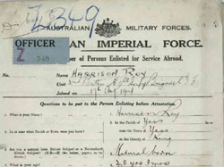 War Service Record