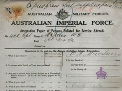 War Service Record